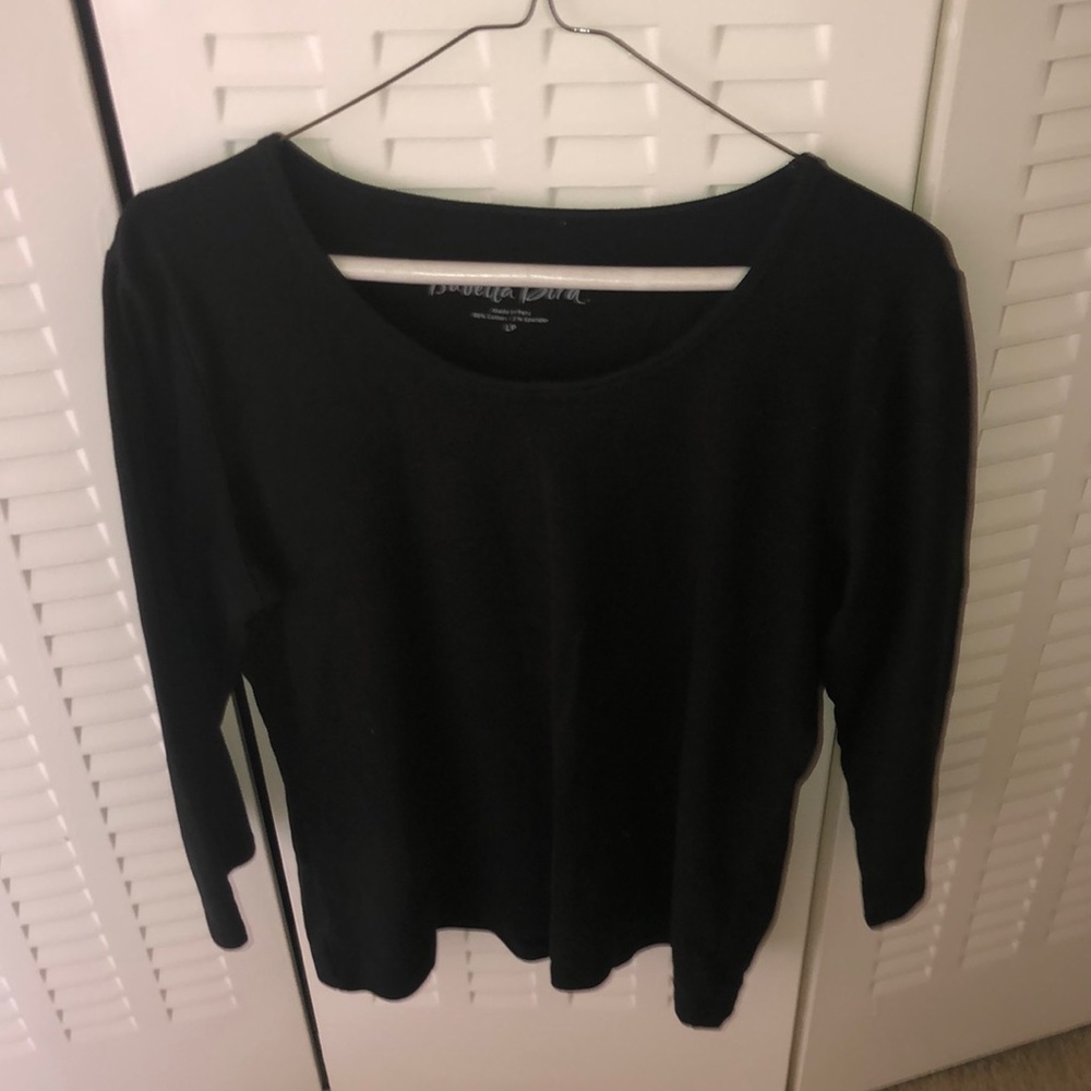 Women’s black long sleeve shirt size LP